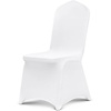 image:imageVEVOR Chair Covers Polyester Spandex Chair Cover Stretch Slipcovers for Wedding Party Dining Banquet FlatFront Chair Covers Whitea 53PCSWhite