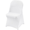 image:imageVEVOR Chair Covers Polyester Spandex Chair Cover Stretch Slipcovers for Wedding Party Dining Banquet FlatFront Chair Covers Whitea 53PCSWhite