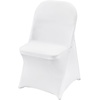 image:imageVEVOR Chair Covers Polyester Spandex Chair Cover Stretch Slipcovers for Wedding Party Dining Banquet FlatFront Chair Covers Whitea 53PCSWhite