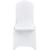 image:imageVEVOR Chair Covers Polyester Spandex Chair Cover Stretch Slipcovers for Wedding Party Dining Banquet FlatFront Chair Covers Whitea 53PCSWhitea