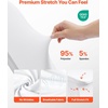 image:imageVEVOR Chair Covers Polyester Spandex Chair Cover Stretch Slipcovers for Wedding Party Dining Banquet FlatFront Chair Covers Whitea 53PCSWhitea