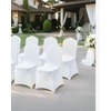 image:imageVEVOR Chair Covers Polyester Spandex Chair Cover Stretch Slipcovers for Wedding Party Dining Banquet FlatFront Chair Covers Whitea 53PCSWhitea