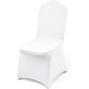 image:imageVEVOR Chair Covers Polyester Spandex Chair Cover Stretch Slipcovers for Wedding Party Dining Banquet FlatFront Chair Covers Whitea 53PCSWhitea