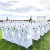 image:imageVEVOR Chair Covers Polyester Spandex Chair Cover Stretch Slipcovers for Wedding Party Dining Banquet FlatFront Chair Covers Whitea 53PCSWhiteb