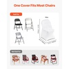 image:imageVEVOR Chair Covers Polyester Spandex Chair Cover Stretch Slipcovers for Wedding Party Dining Banquet FlatFront Chair Covers Whitea 53PCSWhitec