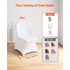 image:imageVEVOR Chair Covers Polyester Spandex Chair Cover Stretch Slipcovers for Wedding Party Dining Banquet FlatFront Chair Covers Whitea 53PCSWhitec
