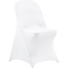 image:imageVEVOR Chair Covers Polyester Spandex Chair Cover Stretch Slipcovers for Wedding Party Dining Banquet FlatFront Chair Covers Whitea 53PCSWhitec