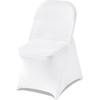 image:imageVEVOR Chair Covers Polyester Spandex Chair Cover Stretch Slipcovers for Wedding Party Dining Banquet FlatFront Chair Covers Whitea 53PCSWhitec