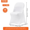 image:imageVEVOR Chair Covers Polyester Spandex Chair Cover Stretch Slipcovers for Wedding Party Dining Banquet FlatFront Chair Covers Whitea 53PCSWhitec