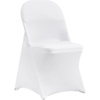 image:imageVEVOR Chair Covers Polyester Spandex Chair Cover Stretch Slipcovers for Wedding Party Dining Banquet FlatFront Chair Covers Whitea 53PCSWhitec