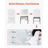image:imageVEVOR Chair Covers Polyester Spandex Chair Cover Stretch Slipcovers for Wedding Party Dining Banquet FlatFront Chair Covers Whitea 53PCSWhitecxl