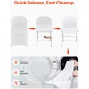 image:imageVEVOR Chair Covers Polyester Spandex Chair Cover Stretch Slipcovers for Wedding Party Dining Banquet FlatFront Chair Covers Whitea 53PCSWhited