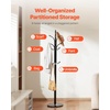 image:imageVEVOR Coat Rack Freestanding Coats Tree Stand with Stable Marble Base amp 6 Hooks Free Standing Hall Coat Rack for Entryway Bedroom Office Living Room Modern Clothes Hanger for Coats Hats BagsHook
