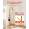 image:imageVEVOR Coat Rack Freestanding Coats Tree Stand with Stable Marble Base amp 6 Hooks Free Standing Hall Coat Rack for Entryway Bedroom Office Living Room Modern Clothes Hanger for Coats Hats Bagswith Storage Board
