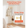 image:imageVEVOR Coat Rack Freestanding Coats Tree Stand with Stable Marble Base amp 6 Hooks Free Standing Hall Coat Rack for Entryway Bedroom Office Living Room Modern Clothes Hanger for Coats Hats Bags7Shaped