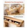 image:imageVEVOR Console Table 63 Inch Entryway Table with Storage Wooden Rectangle Hallway Table Narrow Sofa Table Behind The Couch Console Tables for Entryway Hallway Living Room NaturalNatural