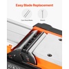 image:imageVEVOR Electric Hand Planer 314Inch Cut Width 7Amp 14500 RPM Corded Power Handheld Planer for Wood with Adjustable Cut Depth 2 Blades for Woodworking Wood Chamfer DIY Smooth Finish Carpentry