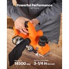 image:imageVEVOR Electric Hand Planer 314Inch Cut Width 7Amp 14500 RPM Corded Power Handheld Planer for Wood with Adjustable Cut Depth 2 Blades for Woodworking Wood Chamfer DIY Smooth Finish Carpentry