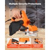 image:imageVEVOR Electric Hand Planer 314Inch Cut Width 7Amp 14500 RPM Corded Power Handheld Planer for Wood with Adjustable Cut Depth 2 Blades for Woodworking Wood Chamfer DIY Smooth Finish Carpentry