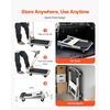 image:imageVEVOR Foldable Push Cart Dolly 660 lbs Load Capacity Folding Platform Truck with Swivel Wheels Moving Platform Hand Truck Flatbed Cart Space Saving Push Handle for Easy Storage 354 x 343 x 24 in290 x 189 x 325 in  735 x 480 x 825 mm