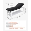 image:imageVEVOR Medical Exam Table 500LBS Loading Medical Examination Bed with 040 Adjustable Backrest Physical Therapy Exam Table with Storage Shelf amp Paper Roll Dispenser for Hospital Clinic Rehab Center