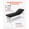image:imageVEVOR Medical Exam Table 500LBS Loading Medical Examination Bed with 040 Adjustable Backrest Physical Therapy Exam Table with Storage Shelf amp Paper Roll Dispenser for Hospital Clinic Rehab Center