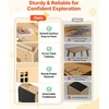 image:imageVEVOR Montessori Weaning Table and Chair Set Wooden Kids Table and Chair Set for Toddlers 15 Step Stool with Whiteboard and 3 Heights Adjustable Easy to Clean for Eating Drawing Reading PlayingNatural