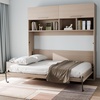 image:imageVEVOR Murphy Bed Kit Twin Size Deluxe DIY Wall Bed Mechanical Hardware Kit Pneumatic Lever Heavy Duty Bed Frame Support Folding Cabinet Wall Bed Space Saving Design for Guestroom Easy to BuildTwin Size