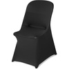 image:imageVEVOR Chair Covers Polyester Spandex Chair Cover Stretch Slipcovers for Wedding Party Dining Banquet FlatFront Chair Covers Whitea 53PCSBlackcxl