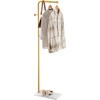 image:imageVEVOR Coat Rack Freestanding Coats Tree Stand with Stable Marble Base amp 6 Hooks Free Standing Hall Coat Rack for Entryway Bedroom Office Living Room Modern Clothes Hanger for Coats Hats Bags7Shaped