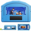 image:imageVEVOR Inflatable Paint Booth 23 x 13 x 9 ft Portable Spray Booth with 480W750W Blowers Large Filter Cotton Changing Area Arched Roof Painting Tent for ATV Motorcycle Medium Furniture Blue