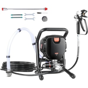 image:imageVEVOR 950W Stand Airless Paint Sprayer 3000PSI High Efficiency Electric Airless Sprayer Handheld Paint Sprayers for Home Interior and Exterior Furniture and Fences Fine and Even Painting Effect750W Stand Airless Paint Sprayer