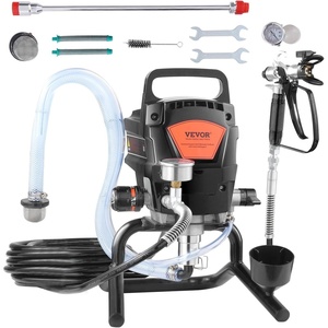 image:imageVEVOR 950W Stand Airless Paint Sprayer 3000PSI High Efficiency Electric Airless Sprayer Handheld Paint Sprayers for Home Interior and Exterior Furniture and Fences Fine and Even Painting Effect950W Stand Airless Paint Sprayer