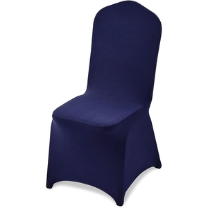 image:imageVEVOR Chair Covers Polyester Spandex Chair Cover Stretch Slipcovers for Wedding Party Dining Banquet FlatFront Chair Covers Whitea 53PCSNavy Bluea