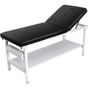 image:imageVEVOR Medical Exam Table 500LBS Loading Medical Examination Bed with 040 Adjustable Backrest Physical Therapy Exam Table with Storage Shelf amp Paper Roll Dispenser for Hospital Clinic Rehab Center