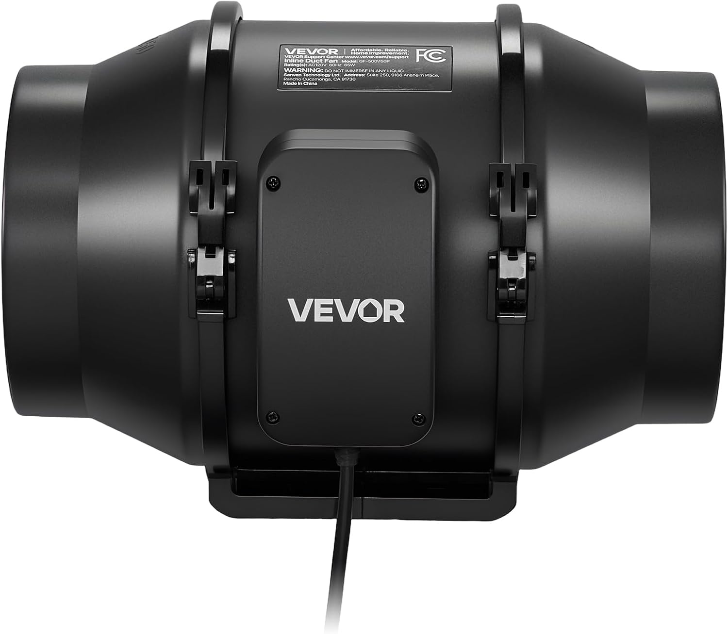 image:imageVEVOR 4 Air Filtration Kit 180 CFM Inline Duct Fan with Speed Controller Carbon Filter amp Ducting Ventilation System for Heating Cooling Booster Grow Tents Hydroponics6 Inline Fan