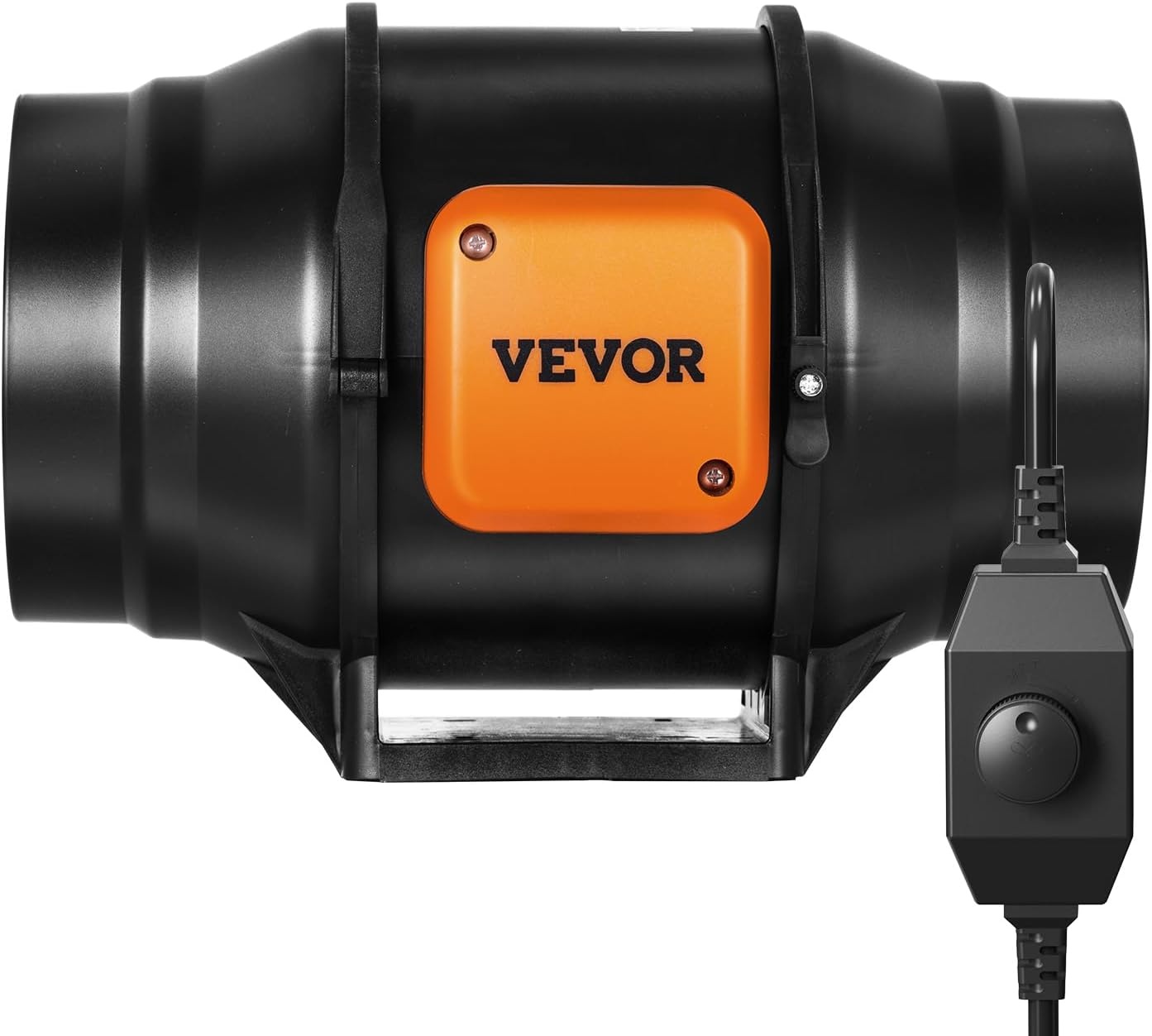 image:imageVEVOR 4 Air Filtration Kit 180 CFM Inline Duct Fan with Speed Controller Carbon Filter amp Ducting Ventilation System for Heating Cooling Booster Grow Tents Hydroponics6 Fan  Variable Speed Controller