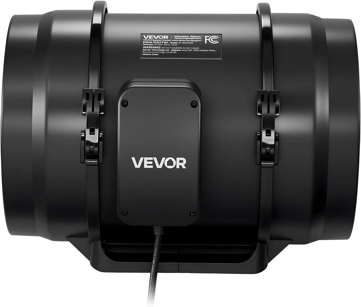 image:imageVEVOR 4 Air Filtration Kit 180 CFM Inline Duct Fan with Speed Controller Carbon Filter amp Ducting Ventilation System for Heating Cooling Booster Grow Tents Hydroponics8 Inline Fan