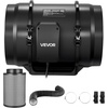 image:imageVEVOR 4 Air Filtration Kit 180 CFM Inline Duct Fan with Speed Controller Carbon Filter amp Ducting Ventilation System for Heating Cooling Booster Grow Tents Hydroponics8 Fan  Air Filtration Kit