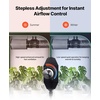 image:imageVEVOR 4 Air Filtration Kit 180 CFM Inline Duct Fan with Speed Controller Carbon Filter amp Ducting Ventilation System for Heating Cooling Booster Grow Tents Hydroponics8 Fan  Air Filtration Kit