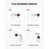 image:imageVEVOR 4 Air Filtration Kit 180 CFM Inline Duct Fan with Speed Controller Carbon Filter amp Ducting Ventilation System for Heating Cooling Booster Grow Tents Hydroponics4 Fan  Air Filtration Kit