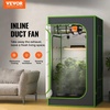 image:imageVEVOR 4 Air Filtration Kit 180 CFM Inline Duct Fan with Speed Controller Carbon Filter amp Ducting Ventilation System for Heating Cooling Booster Grow Tents Hydroponics4 Fan  Variable Speed Controller