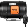 image:imageVEVOR 4 Air Filtration Kit 180 CFM Inline Duct Fan with Speed Controller Carbon Filter amp Ducting Ventilation System for Heating Cooling Booster Grow Tents Hydroponics8 Fan  Variable Speed Controller