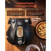 image:imageVEVOR Commercial Pizza Oven Countertop 14 Single Deck Layer 110V 1300W Stainless Steel Electric Pizza Oven with Stone and Shelf Multipurpose Indoor Pizza Maker for Restaurant Home Pretzels BakedBlack