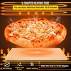 image:imageVEVOR Commercial Pizza Oven Countertop 14 Single Deck Layer 110V 1300W Stainless Steel Electric Pizza Oven with Stone and Shelf Multipurpose Indoor Pizza Maker for Restaurant Home Pretzels BakedSliver