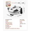 image:imageVEVOR Commercial Pizza Oven Countertop 14 Single Deck Layer 110V 1300W Stainless Steel Electric Pizza Oven with Stone and Shelf Multipurpose Indoor Pizza Maker for Restaurant Home Pretzels BakedWhite