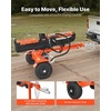 image:imageVEVOR Electric Log Splitter 65 Tons Electric Wood Splitter 1500W 15 Amp Motor Portable Firewood Splitting Machine with 6 Wheels Wood Splitters for Forestry Harvesting Efficient amp Secure30 Tons