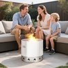 image:imageVEVOR Fire Pit Stand for Solo Stove Bonfire195 Inch Smokeless Fire Pit RingStainless Steel Fireplace Stove Support Frame Accessory Portable Outdoor Camping Holder Tools for Fireplace195 Inch