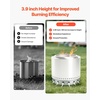 image:imageVEVOR Fire Pit Stand for Solo Stove Bonfire195 Inch Smokeless Fire Pit RingStainless Steel Fireplace Stove Support Frame Accessory Portable Outdoor Camping Holder Tools for Fireplace27 Inch
