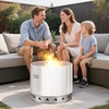 image:imageVEVOR Fire Pit Stand for Solo Stove Bonfire195 Inch Smokeless Fire Pit RingStainless Steel Fireplace Stove Support Frame Accessory Portable Outdoor Camping Holder Tools for Fireplace27 Inch